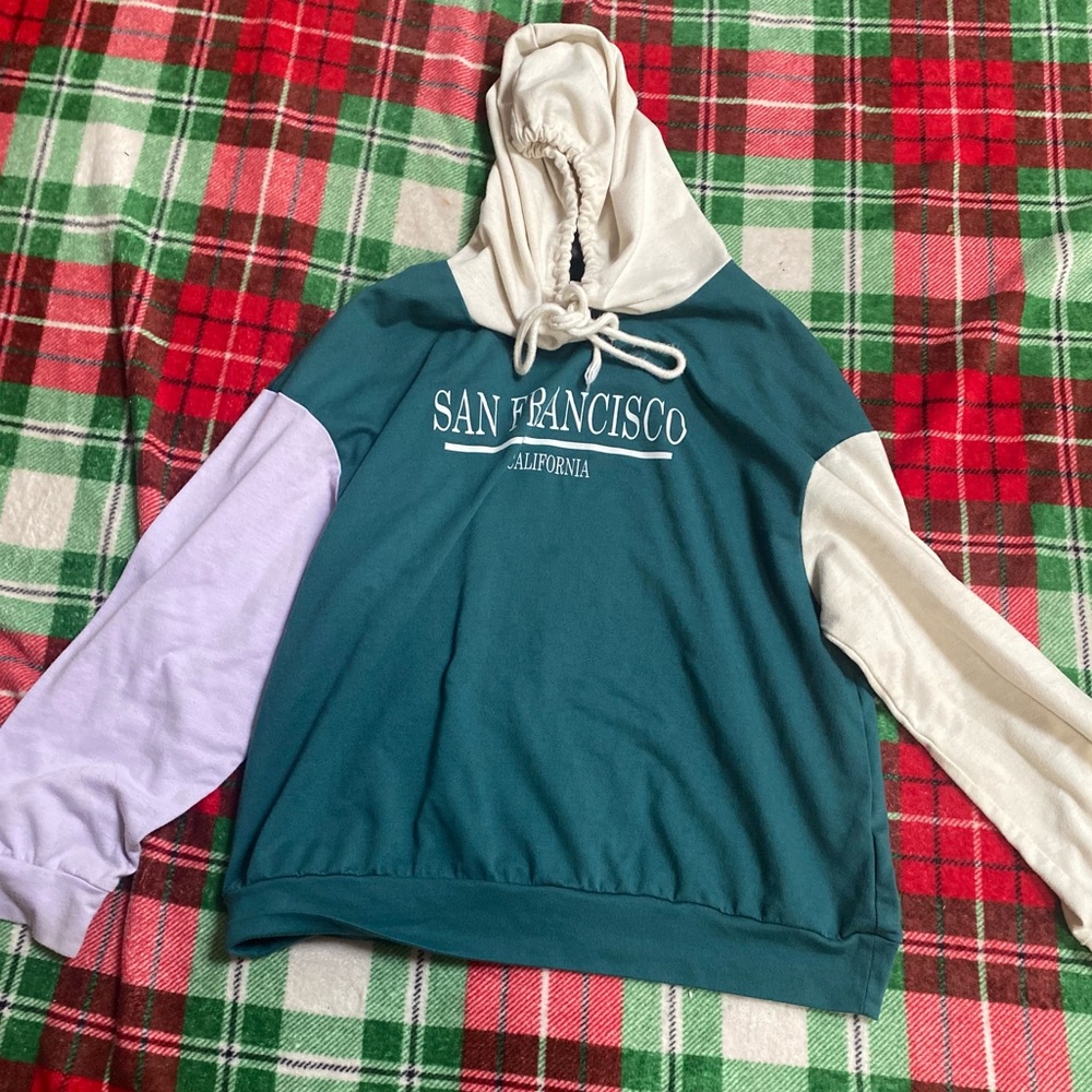 Multicolored hoodie